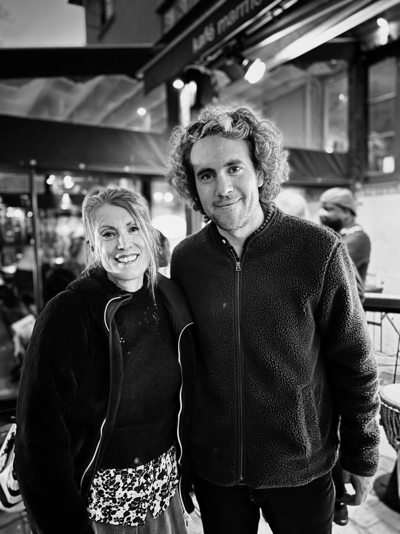 Charlotte Brorsson Trell och David Törnebäck